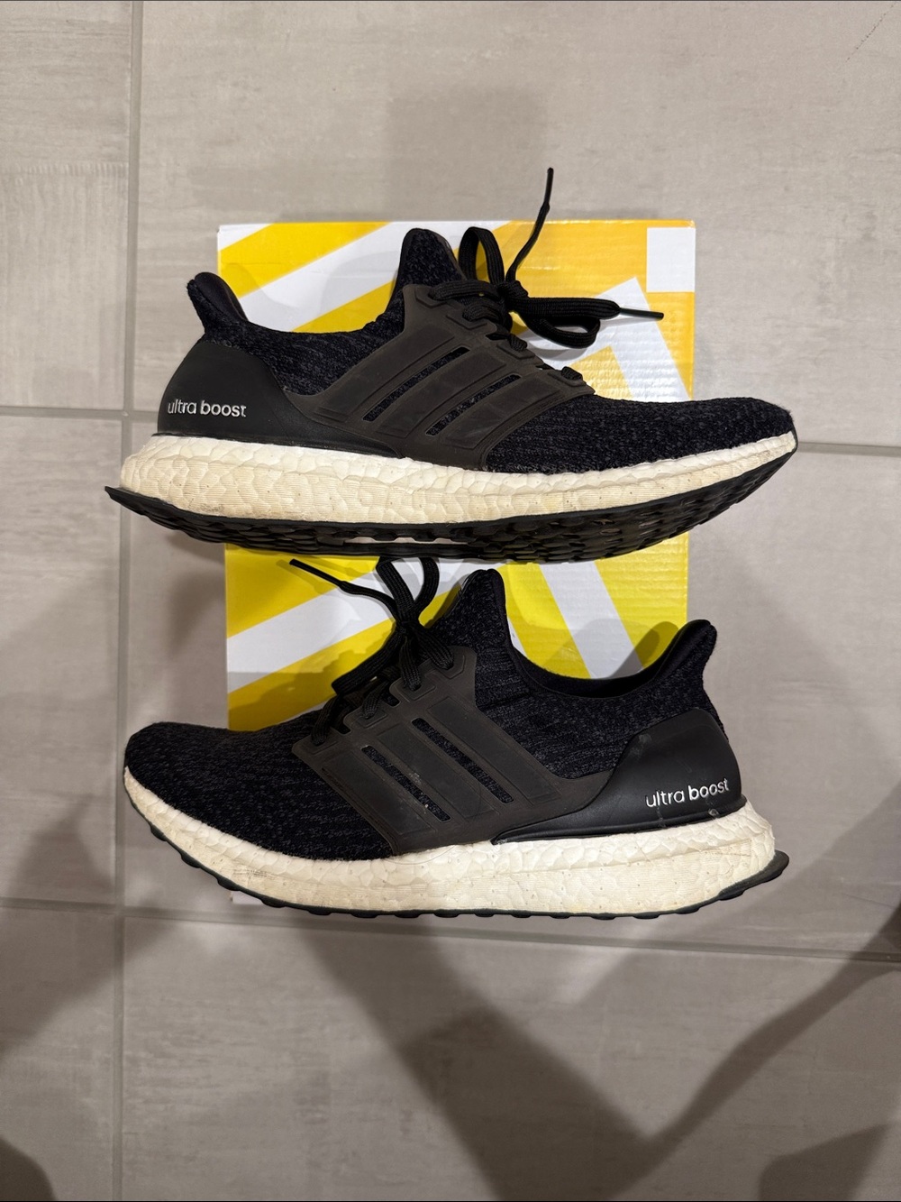 adidas UltraBoost 3.0 women’s  sz 6.5 Running Shoes - Black/White